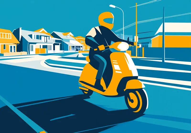 Người trẻ tuổi chạy xe máy điện 50cc an toàn trên đường phố, tuân thủ quy định bao nhiêu tuổi được chạy xe 50cc